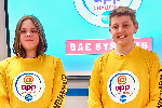 two boys in app challenge shirts