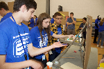 students at engineering day