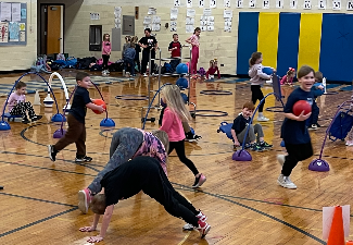 fit kids club in action