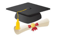 cap and diploma graphic