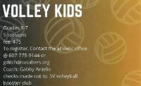 Sign up now for Volley Kids