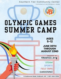 Southern Tier Community Center Olympic Games Summer Camp flyer