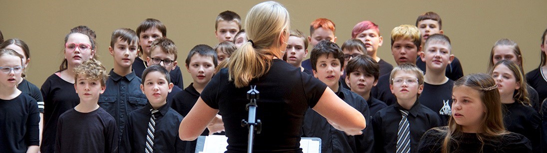 Chorus sings