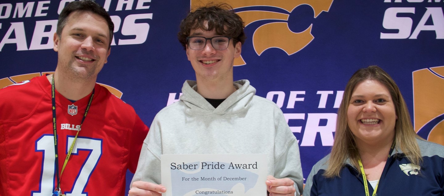 Saber Pride Award winner