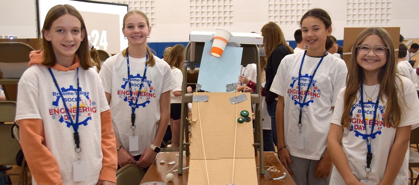 Richard Stank Middle School students participate in Engineering Days at Broome-Tioga BOCES in November.